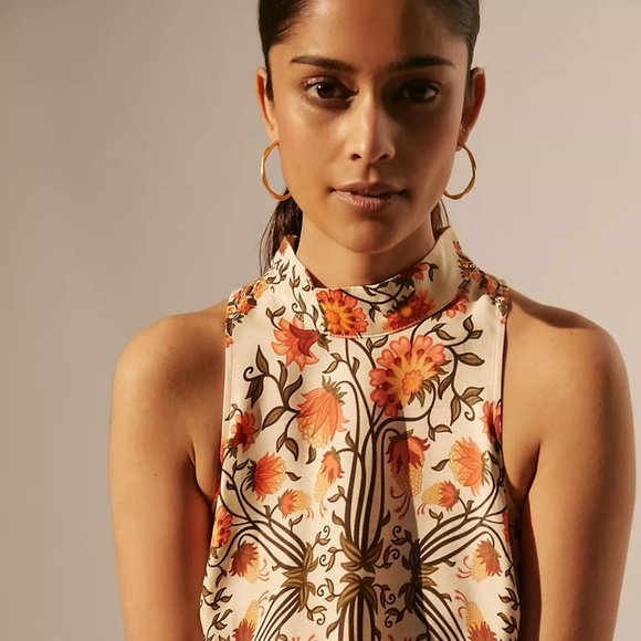 Farm Rio Floral Halter Maxi Dress - Small - Picture 5 of 9